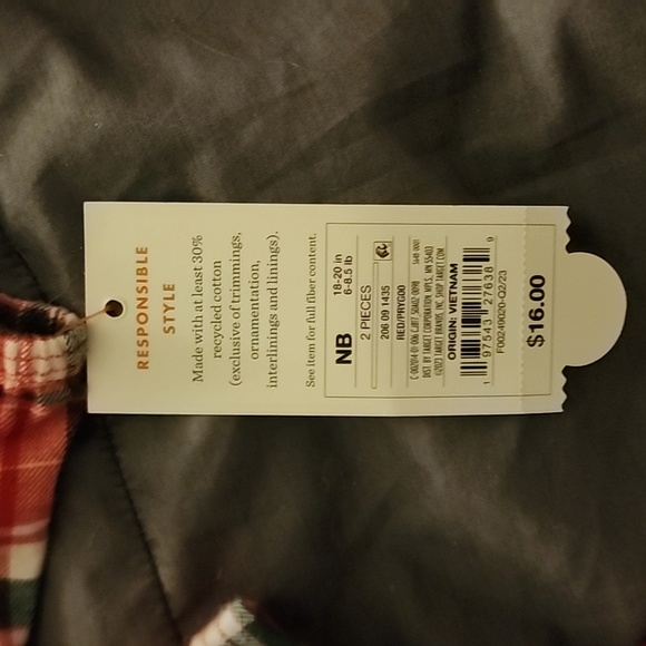 Cat and Jack Plaid Set - Picture 3 of 3